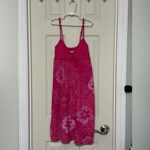 Aeropostale XS Pink Spaghetti Strap Babydoll Mini Dress